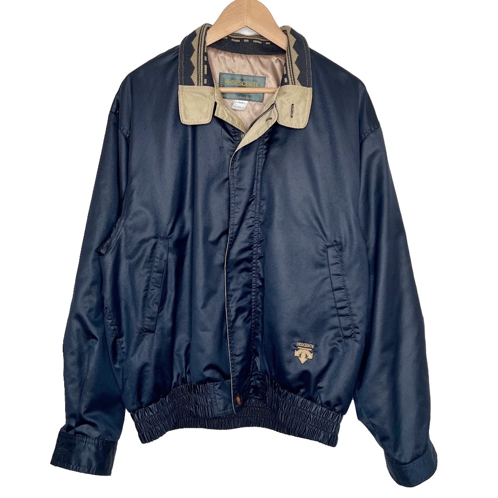 Descente Golf Collection Vintage Bomber Jacket / Windbreaker
